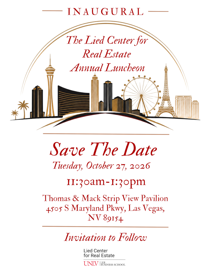 The Lied Center for Real Estate Annual Luncheon